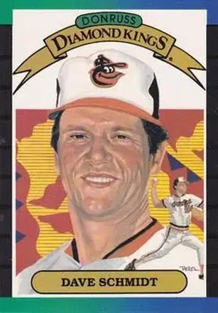 1989 Donruss #13 - Dave Schmidt - Baltimore Orioles