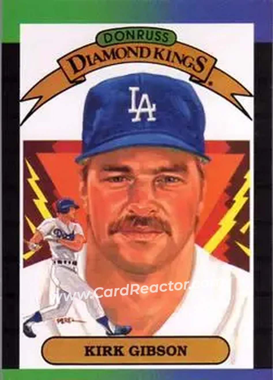 1989 Donruss #15 - Kirk Gibson - Los Angeles Dodgers - Front