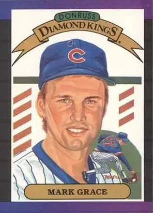 1989 Donruss #17 - Mark Grace - Chicago Cubs 1989 Donruss #17 - Mark Grace - Chicago Cubs