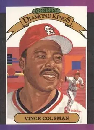 1989 Donruss #19 - Vince Coleman - St. Louis Cardinals