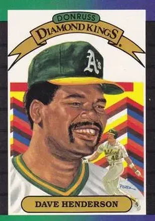 1989 Donruss #20 - Dave Henderson - Oakland Athletics