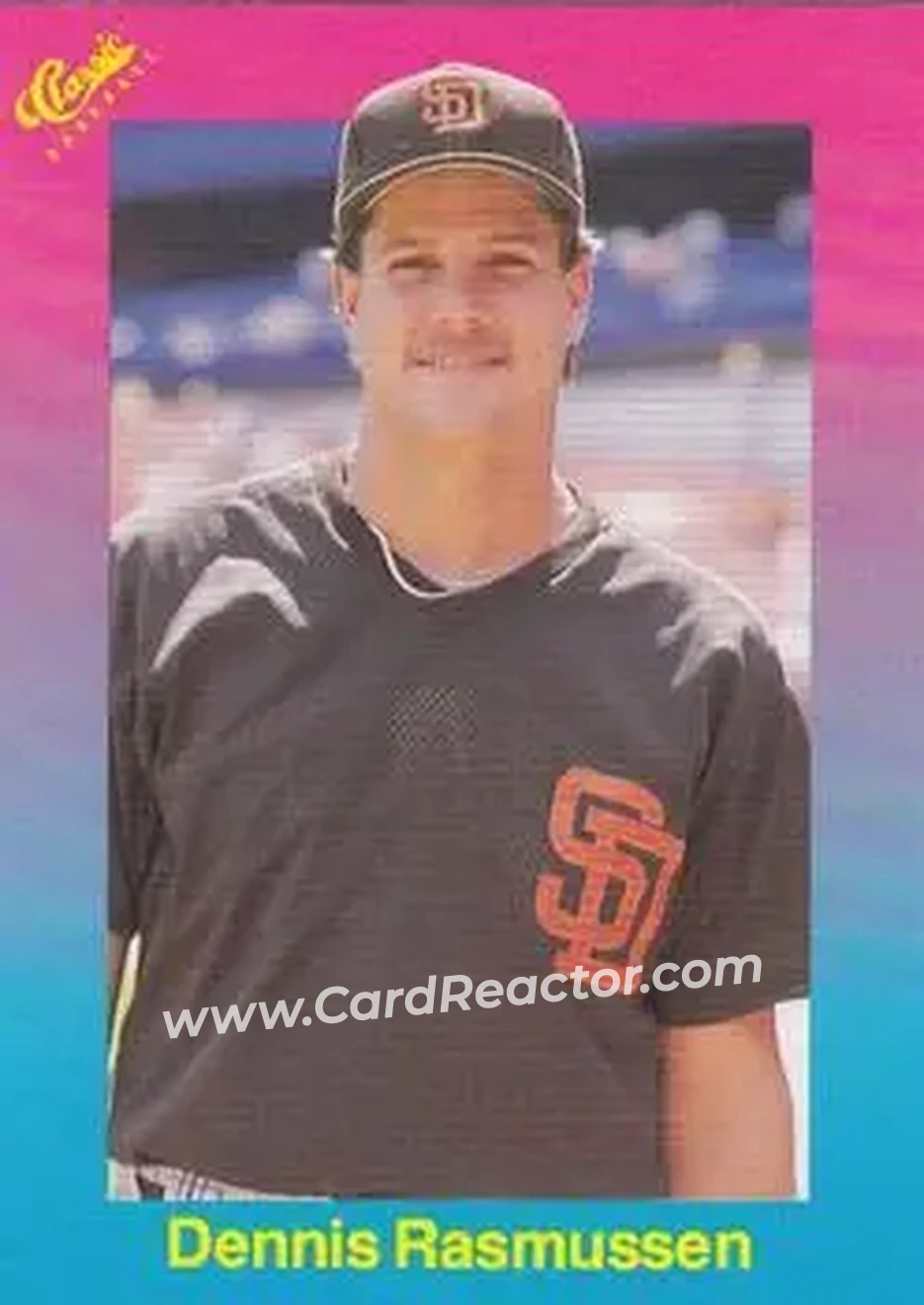 1989 Classic #86 - Dennis Rasmussen - San Diego Padres - Front
