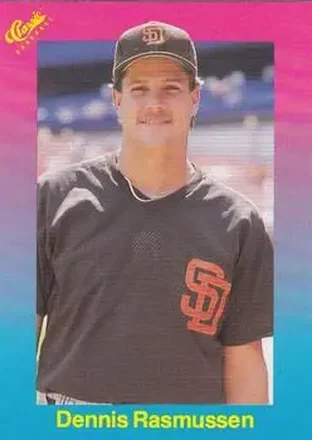 1989 Classic #86 - Dennis Rasmussen - San Diego Padres