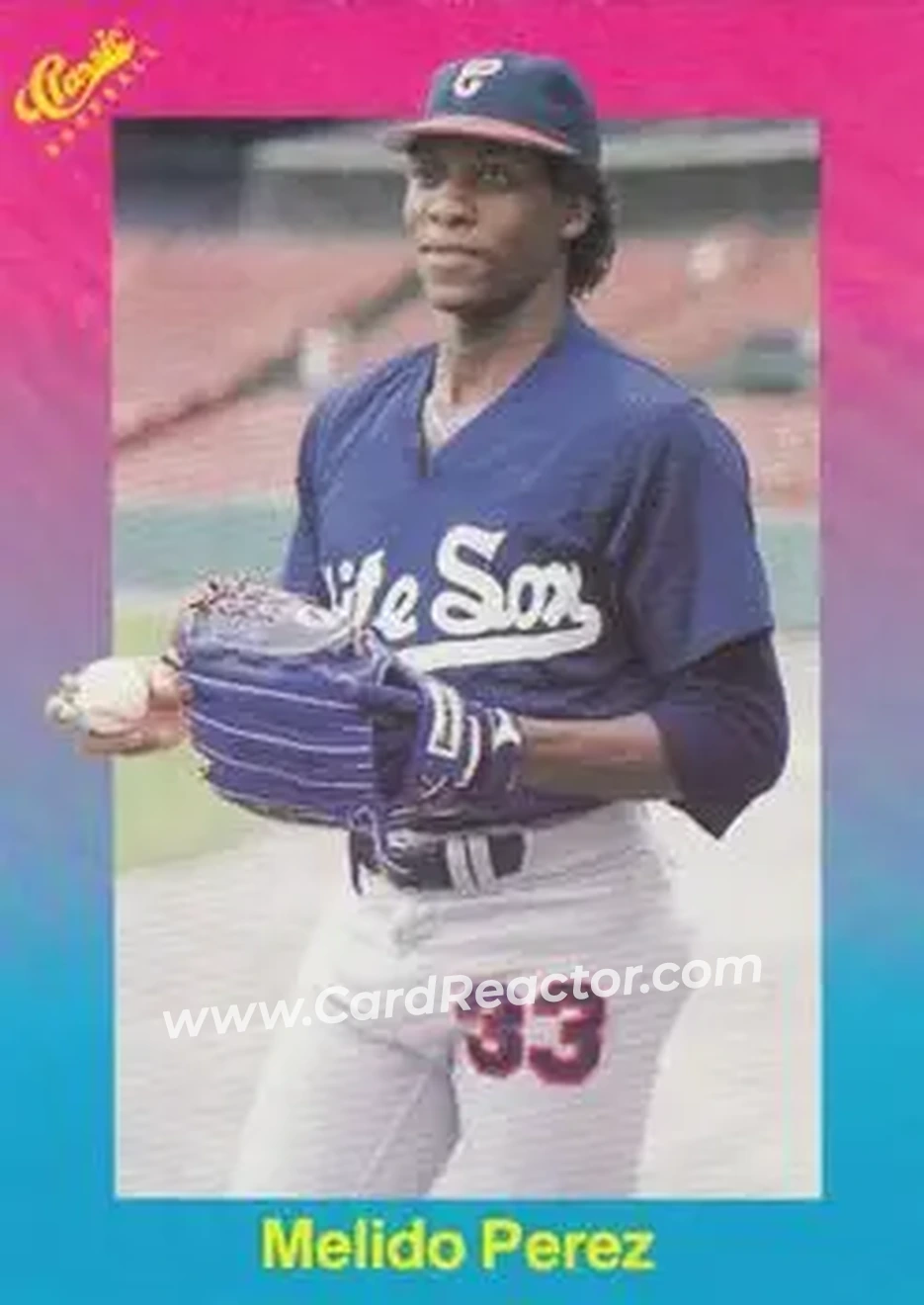 1989 Classic #88 - Melido Perez - Chicago White Sox - Front