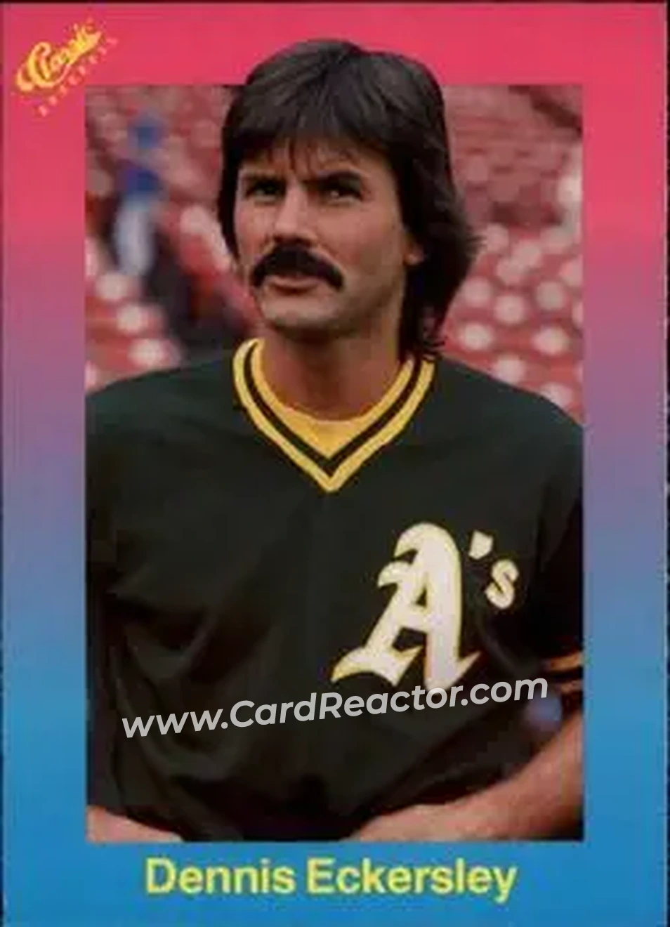 1989 Classic #90 - Dennis Eckersley - Oakland Athletics - Front