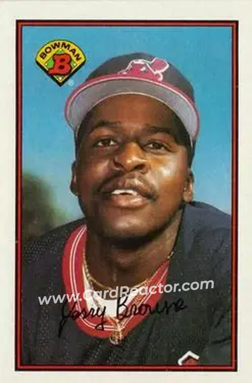 1989 Bowman #85 - Jerry Browne - Cleveland Indians - Front