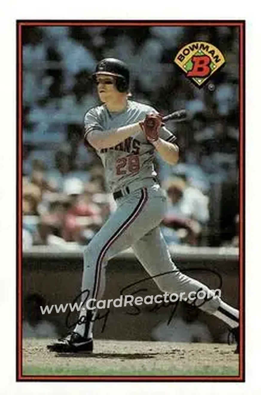 1989 Bowman #89 - Cory Snyder - Cleveland Indians - Front