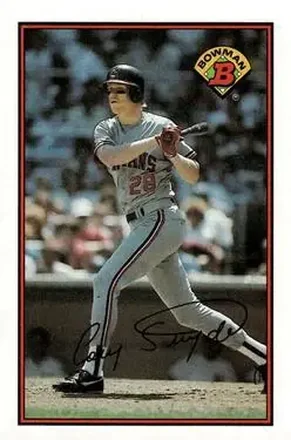 1989 Bowman #89 - Cory Snyder - Cleveland Indians