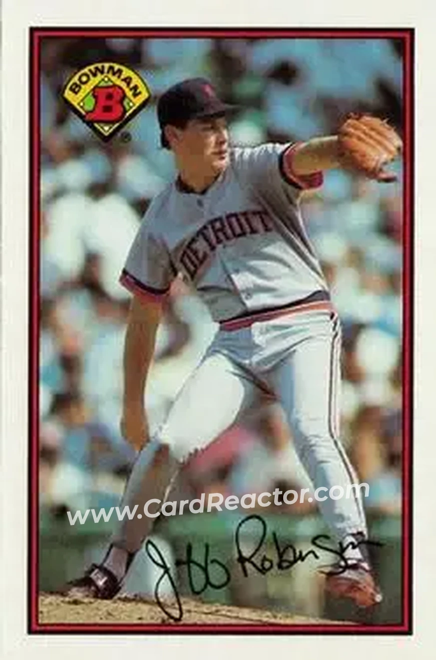 1989 Bowman #97 - Jeff Robinson - Detroit Tigers - Front