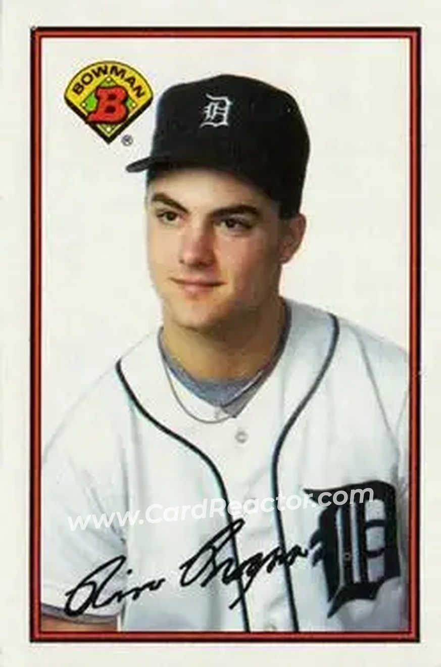 1989 Bowman #102 - Rico Brogna - Detroit Tigers - Front