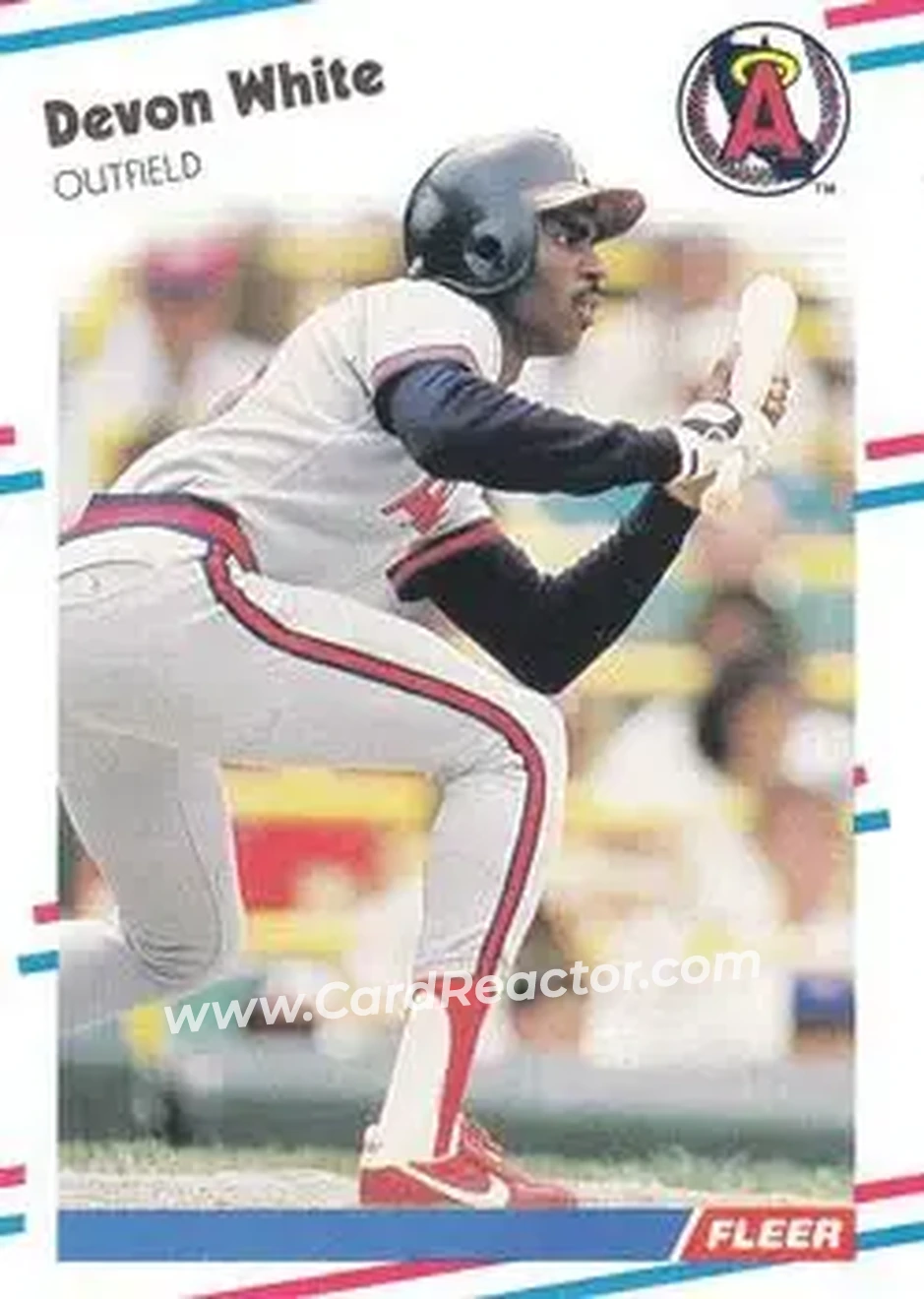 1988 Fleer #506 - Devon White - California Angels - Front 1988 Fleer #506 - Devon White - California Angels - Front
