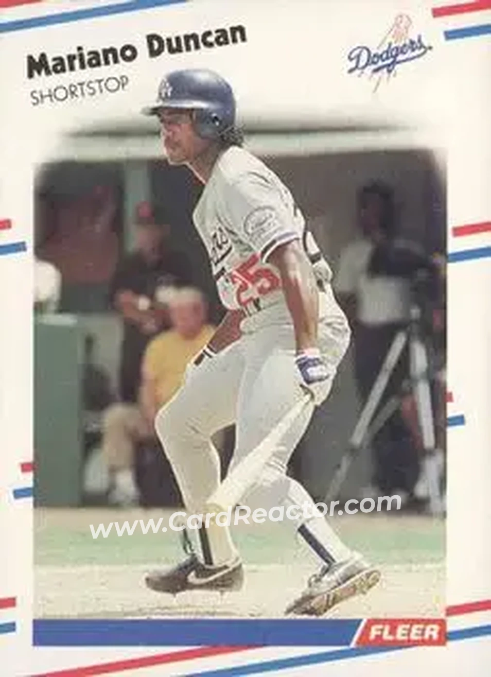 1988 Fleer #513 - Mariano Duncan - Los Angeles Dodgers - Front