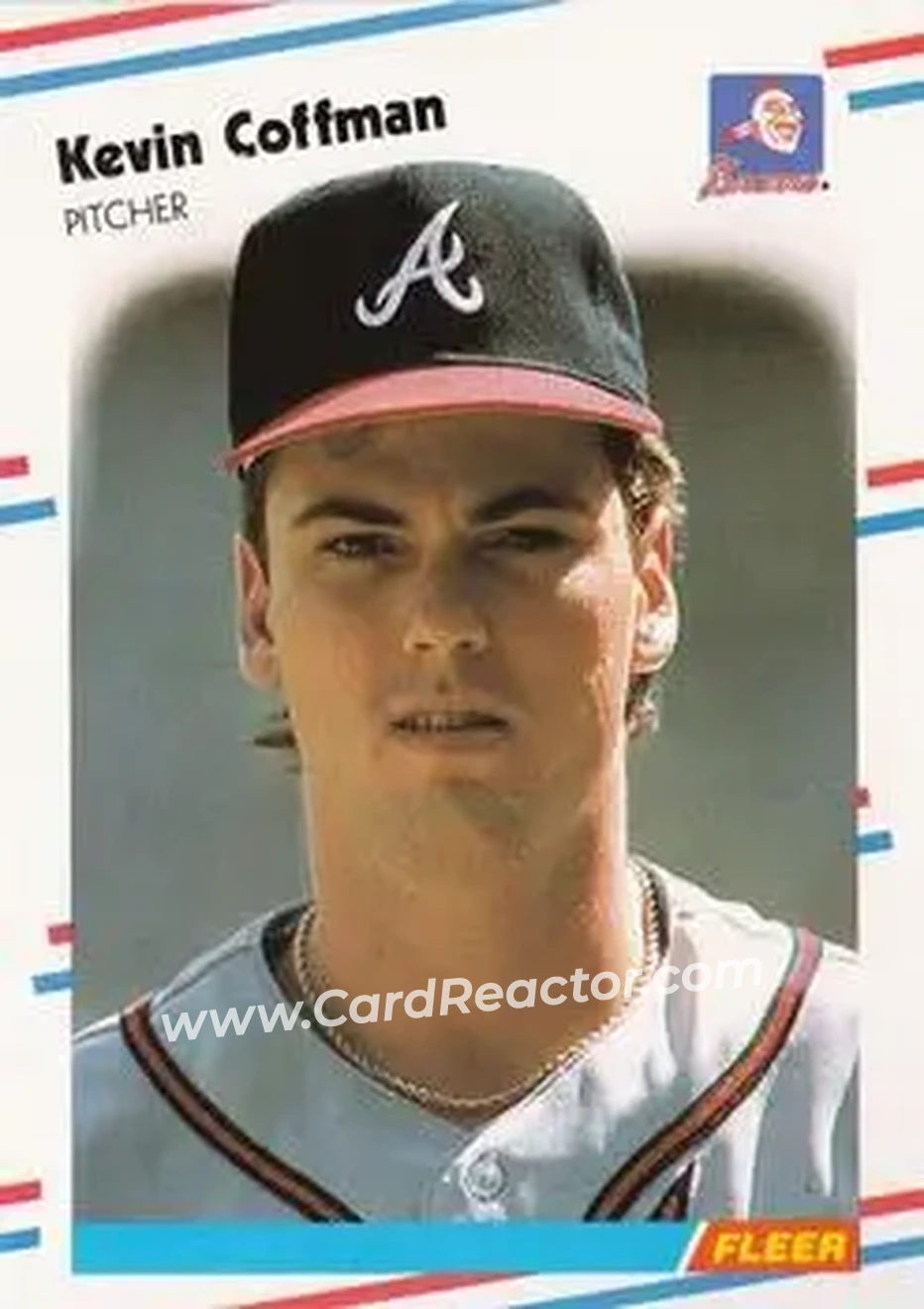 1988 Fleer #536 - Kevin Coffman - Atlanta Braves - Front 1988 Fleer #536 - Kevin Coffman - Atlanta Braves - Front