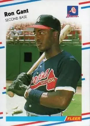 1988 Fleer #538 - Ron Gant - Atlanta Braves 1988 Fleer #538 - Ron Gant - Atlanta Braves