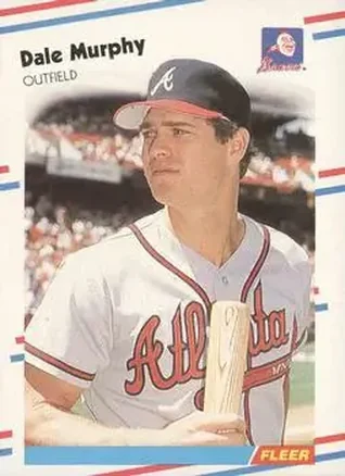 1988 Fleer #544 - Dale Murphy - Atlanta Braves 1988 Fleer #544 - Dale Murphy - Atlanta Braves