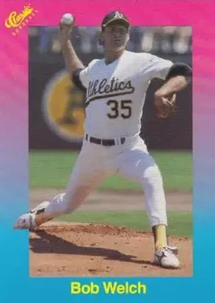 1989 Classic #91 - Bob Welch - Oakland Athletics 1989 Classic #91 - Bob Welch - Oakland Athletics