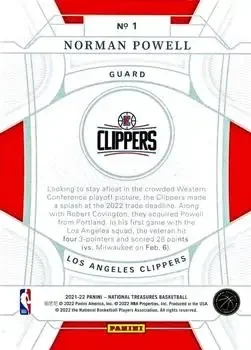 Back of Norman Powell