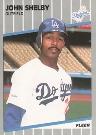 1989 Fleer #73 - John Shelby - Los Angeles Dodgers 1989 Fleer #73 - John Shelby - Los Angeles Dodgers