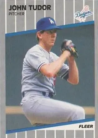 1989 Fleer #75 - John Tudor - Los Angeles Dodgers