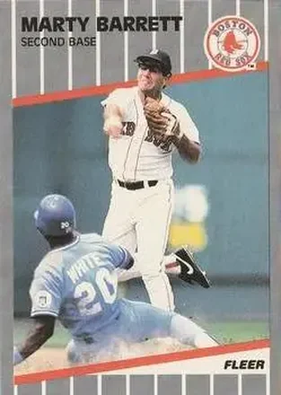 1989 Fleer #78 - Marty Barrett - Boston Red Sox 1989 Fleer #78 - Marty Barrett - Boston Red Sox