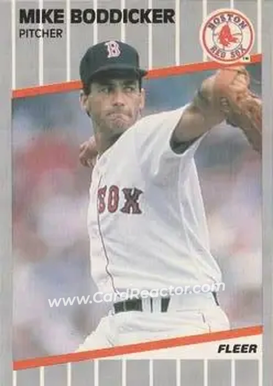1989 Fleer #80 - Mike Boddicker - Boston Red Sox - Front