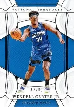 2021-22 Panini National Treasures #4 Wendell Carter Jr.