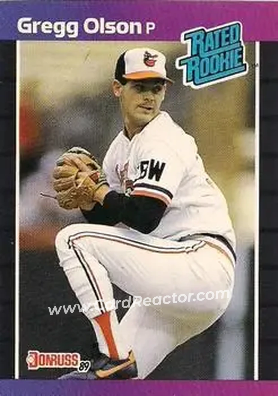 1989 Donruss #46 - Gregg Olson - Baltimore Orioles - Front
