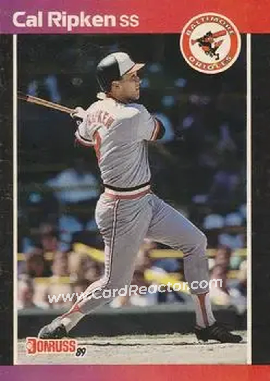 1989 Donruss #51 - Cal Ripken - Baltimore Orioles - Front
