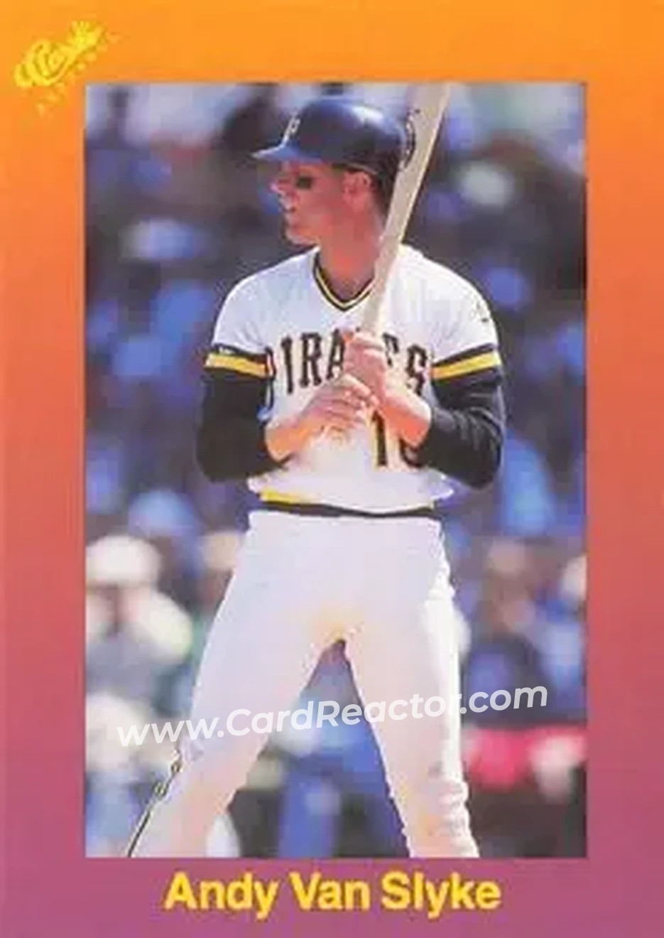 1989 Classic #111 - Andy Van Slyke - Pittsburgh Pirates - Front 1989 Classic #111 - Andy Van Slyke - Pittsburgh Pirates - Front