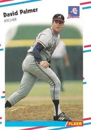 1988 Fleer #546 - Dave Palmer - Atlanta Braves