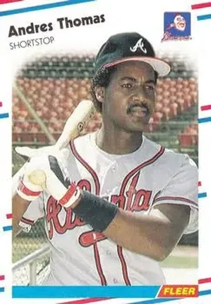 1988 Fleer #551 - Andres Thomas - Atlanta Braves 1988 Fleer #551 - Andres Thomas - Atlanta Braves