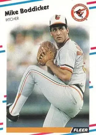 1988 Fleer #556 - Mike Boddicker - Baltimore Orioles 1988 Fleer #556 - Mike Boddicker - Baltimore Orioles