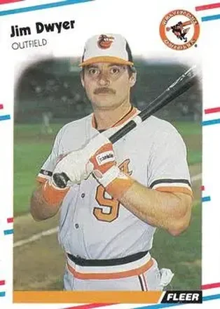 1988 Fleer #558 - Jim Dwyer - Baltimore Orioles 1988 Fleer #558 - Jim Dwyer - Baltimore Orioles