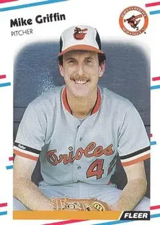 1988 Fleer #561 - Mike Griffin - Baltimore Orioles 1988 Fleer #561 - Mike Griffin - Baltimore Orioles