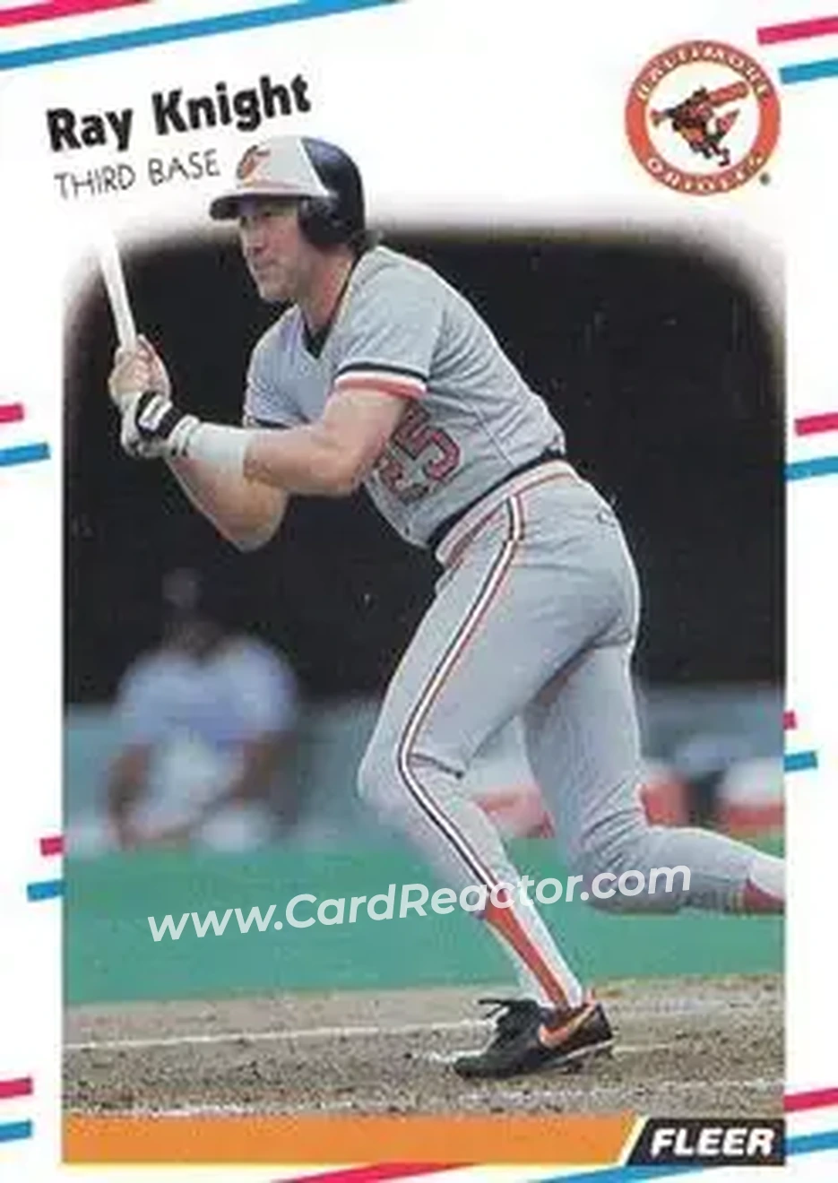 1988 Fleer #564 - Ray Knight - Baltimore Orioles - Front