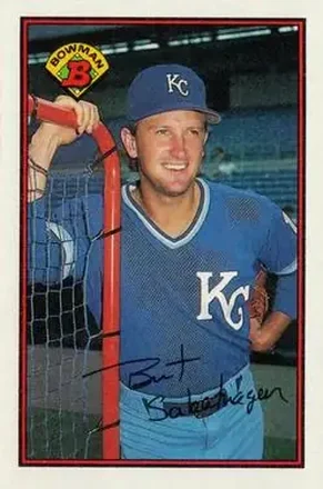 1989 Bowman #111 - Bret Saberhagen - Kansas City Royals