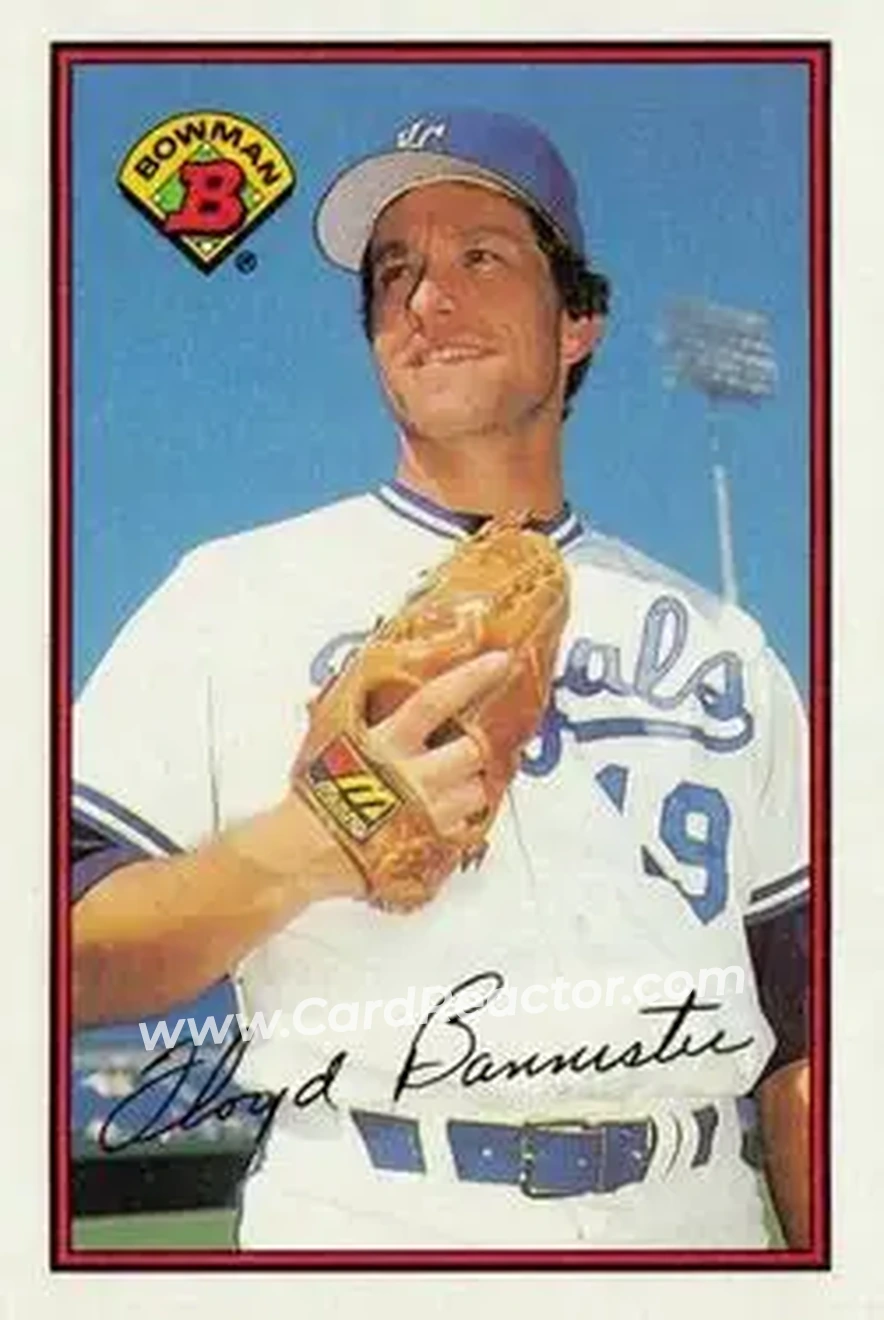 1989 Bowman #112 - Floyd Bannister - Kansas City Royals - Front