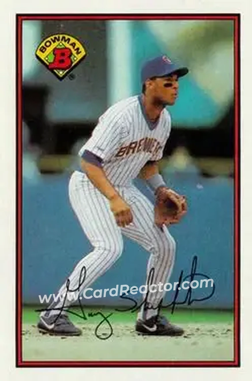 1989 Bowman #142 - Gary Sheffield - Milwaukee Brewers - Front 1989 Bowman #142 - Gary Sheffield - Milwaukee Brewers - Front