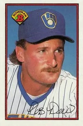 1989 Bowman #146 - Rob Deer - Milwaukee Brewers 1989 Bowman #146 - Rob Deer - Milwaukee Brewers