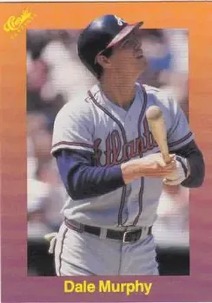 1989 Classic #124 - Dale Murphy - Atlanta Braves