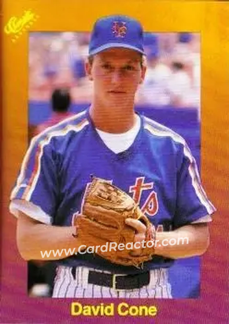 1989 Classic #125 - David Cone - New York Mets - Front