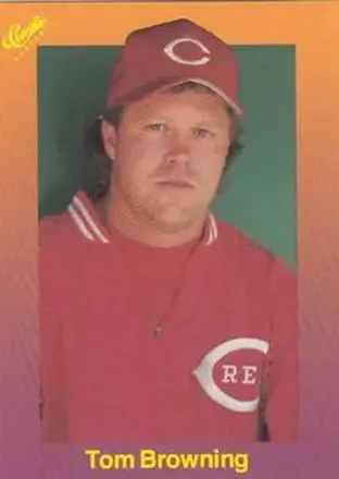 1989 Classic #126 - Tom Browning - Cincinnati Reds 1989 Classic #126 - Tom Browning - Cincinnati Reds