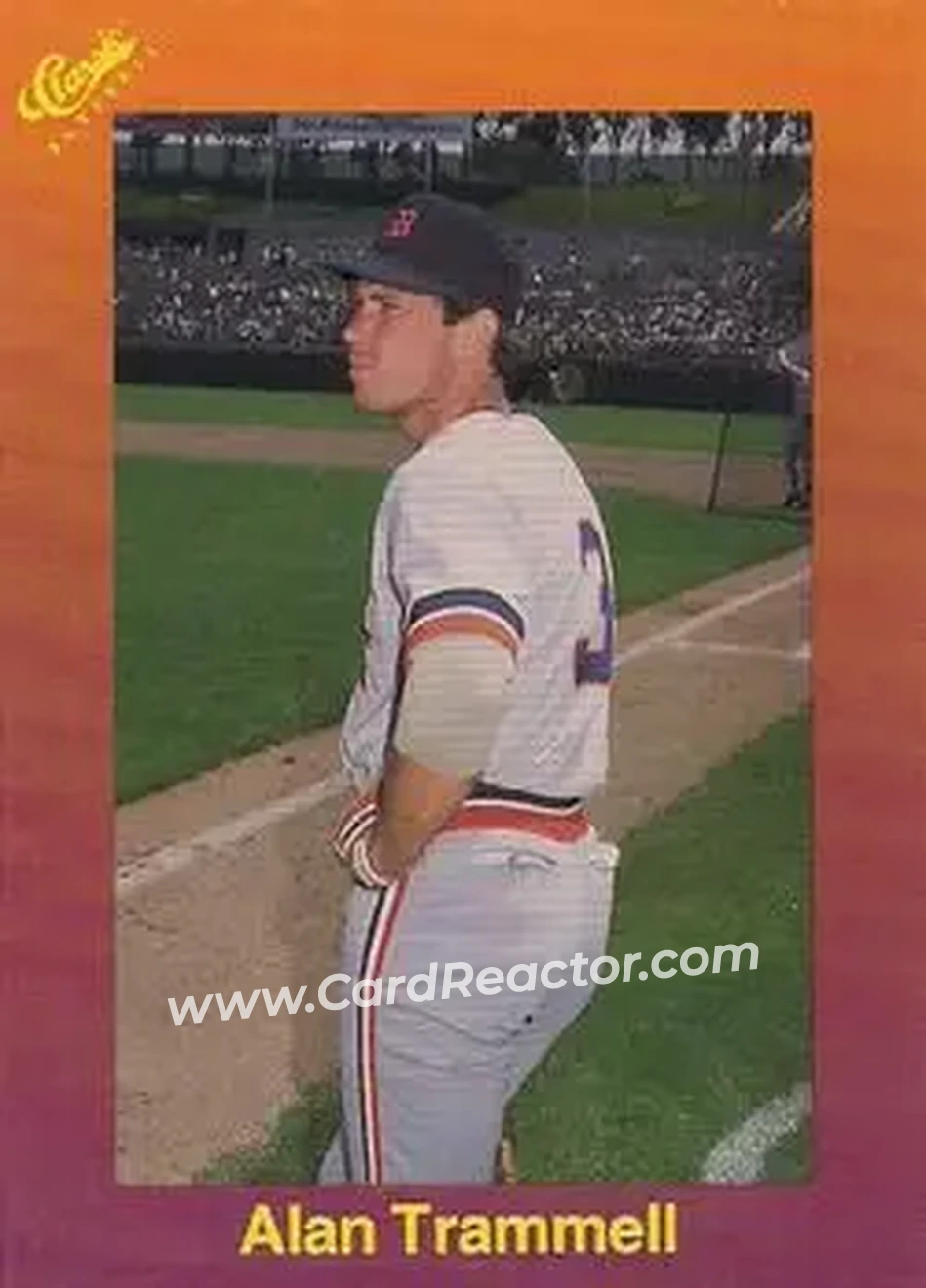 1989 Classic #128 - Alan Trammell - Detroit Tigers - Front