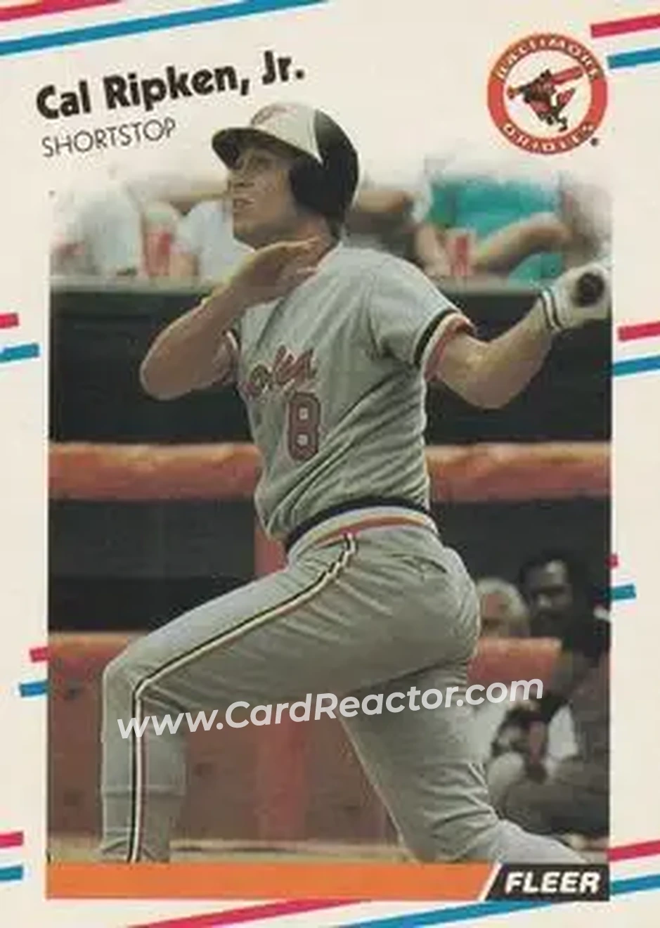 1988 Fleer #570 - Cal Ripken - Baltimore Orioles - Front 1988 Fleer #570 - Cal Ripken - Baltimore Orioles - Front
