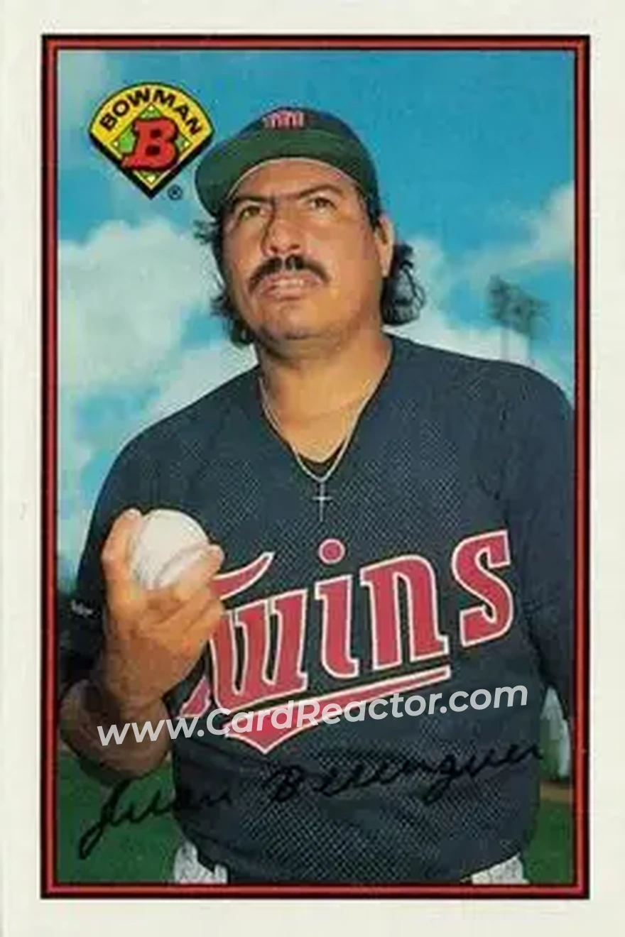1989 Bowman #152 - Juan Berenguer - Minnesota Twins - Front 1989 Bowman #152 - Juan Berenguer - Minnesota Twins - Front