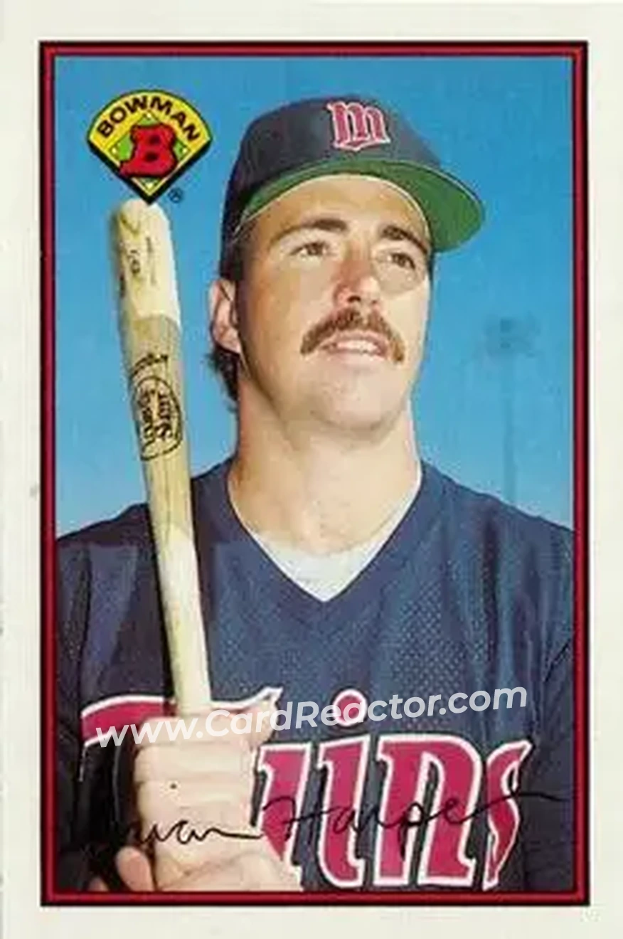 1989 Bowman #155 - Brian Harper - Minnesota Twins - Front