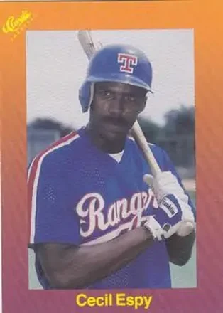 1989 Classic #143 - Cecil Espy - Texas Rangers