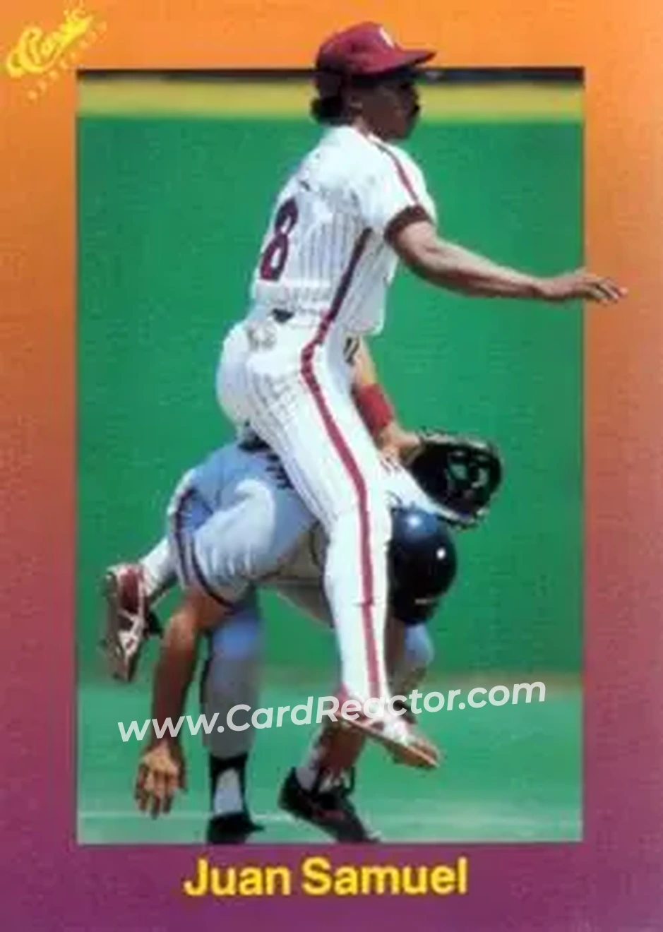 1989 Classic #146 - Juan Samuel - Philadelphia Phillies - Front
