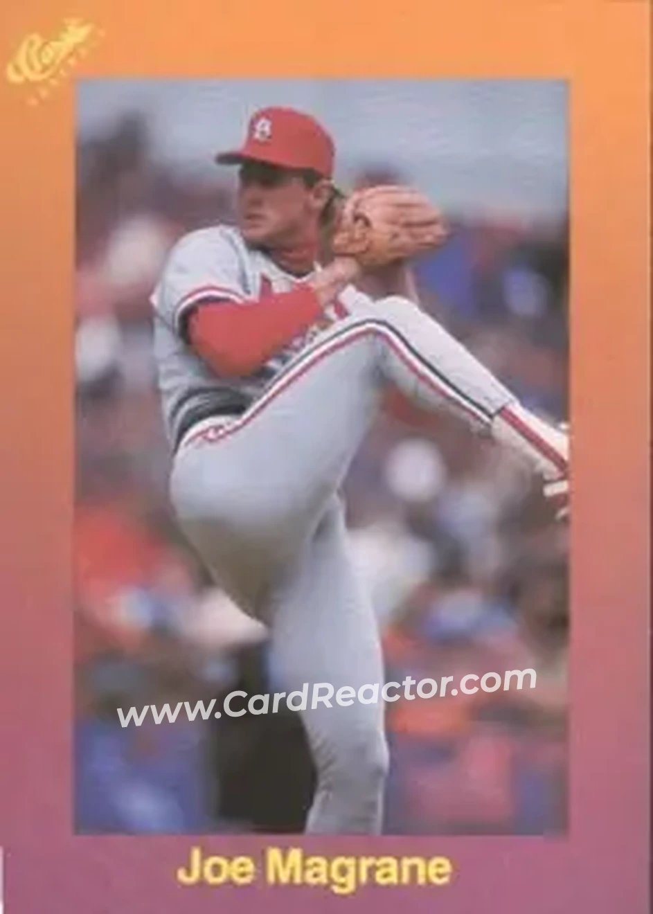 1989 Classic #148 - Joe Magrane - St. Louis Cardinals - Front 1989 Classic #148 - Joe Magrane - St. Louis Cardinals - Front