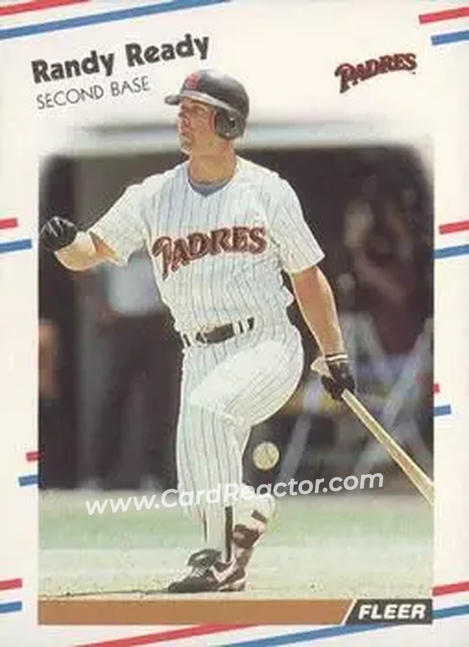 1988 Fleer #594 - Randy Ready - San Diego Padres - Front 1988 Fleer #594 - Randy Ready - San Diego Padres - Front